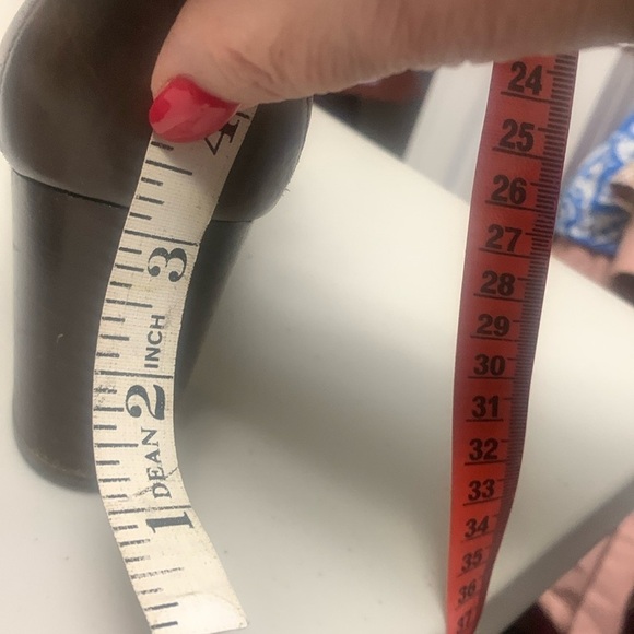 Paul Green‎ Heeled Ankle Boots Brown Side Zip  Contemporary Leather Size 6.5 - Picture 9 of 11